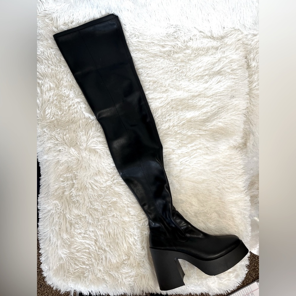 ASOS PLATFORM OVER THE KNEE BOOTS